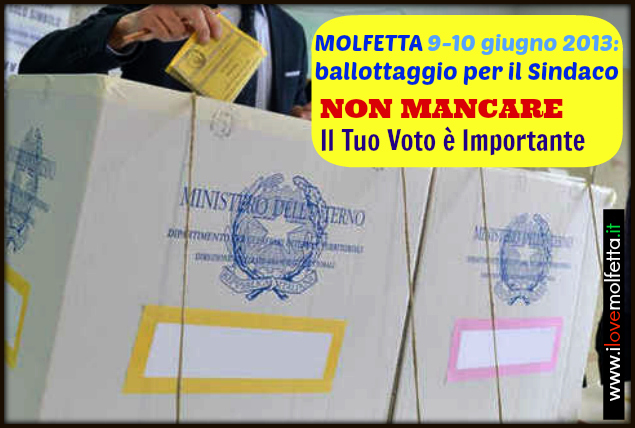 Il tuo voto &egrave; importante!