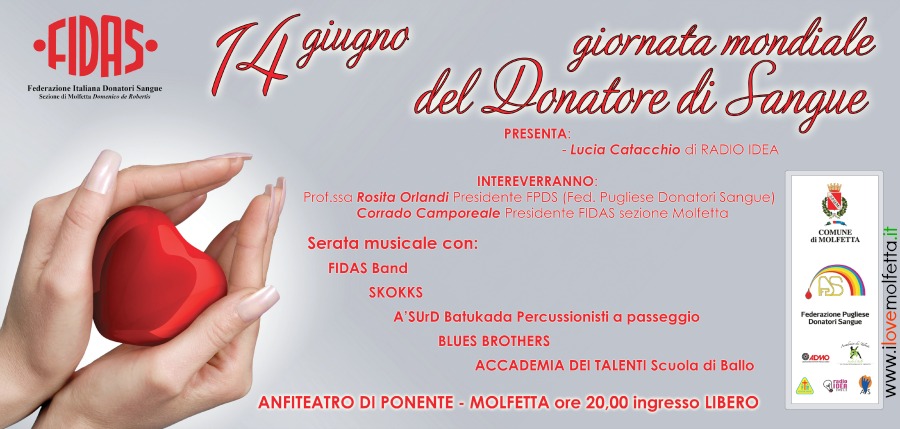 Giornata Mondiale del donatore di sangue