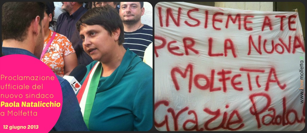 Paola Natalicchio &egrave; ufficialmente Sindaco