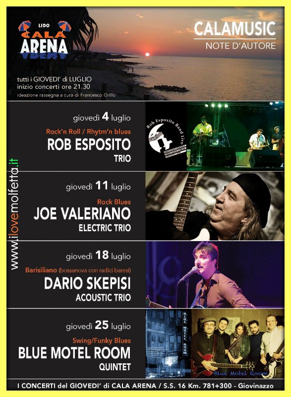 Blues, Rock�n Roll, Swing e Bossanova