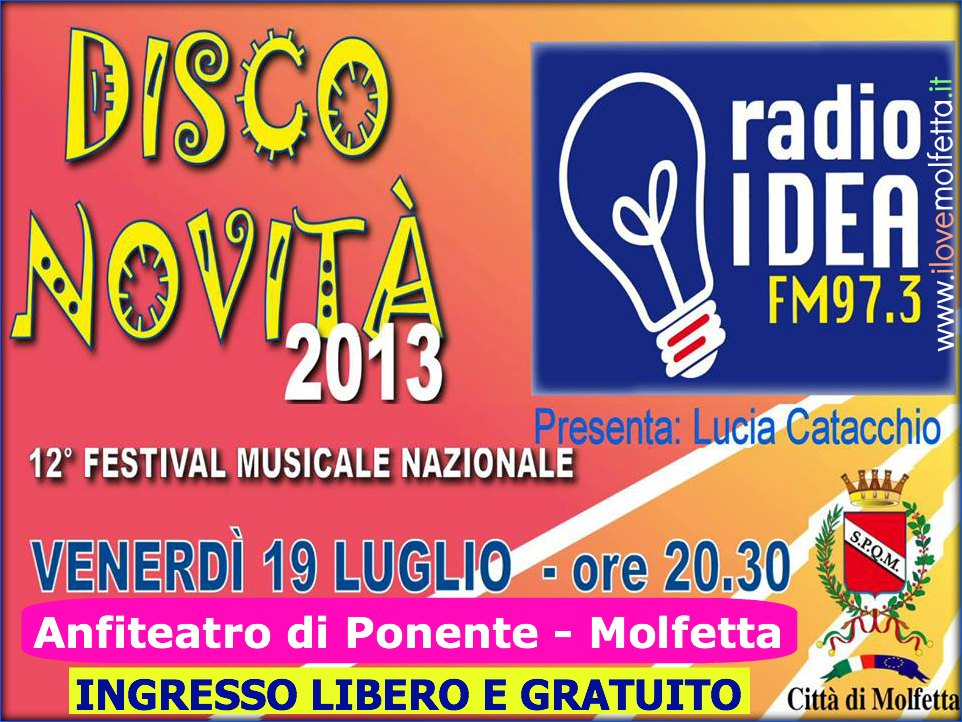 Disco Novit&agrave; 2013 by Radio Idea