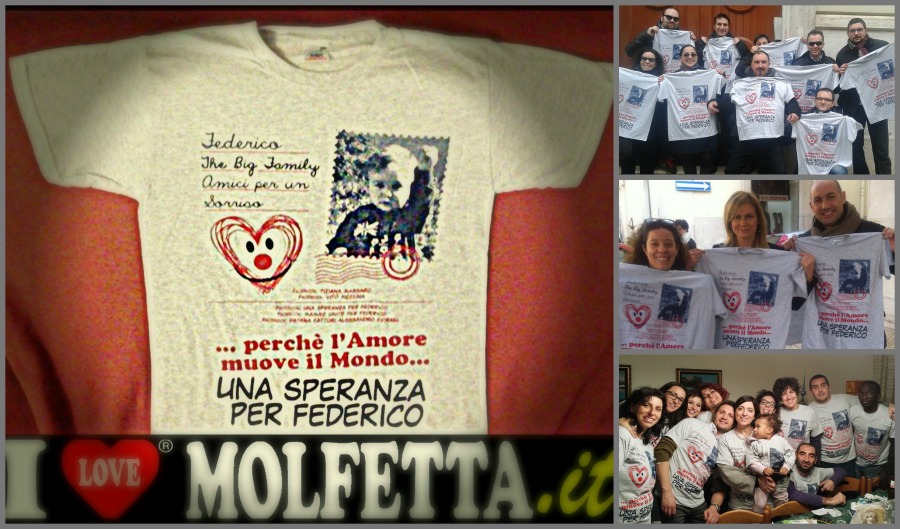 Molfetta per Federico: quasi 300 t-shirt