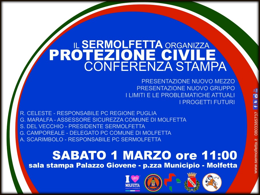 Protezione Civile: incontro con istituzioni, cittadini ed esperti