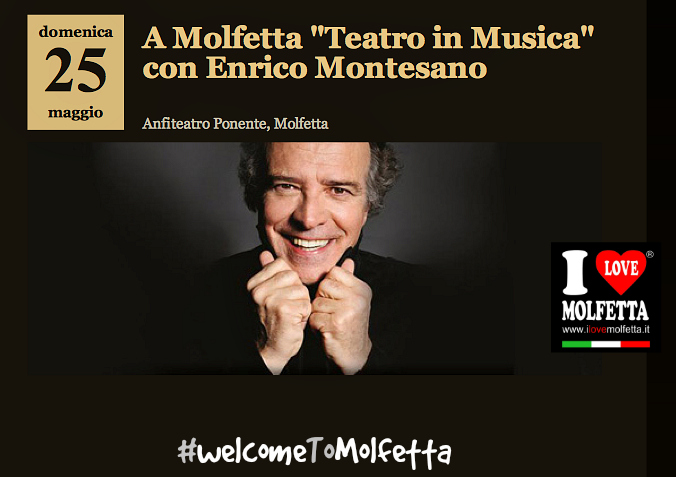 Enrico Montesano arriva a Molfetta