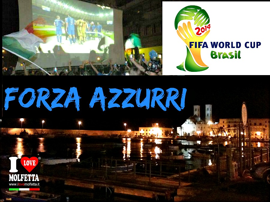 Italia-Inghilterra sul maxi-schermo a Molfetta