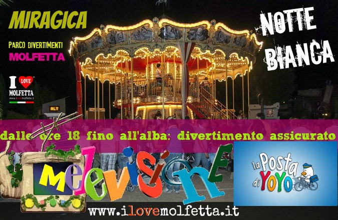 Sabato notte tutti a Miragica per una Notte di Incanto