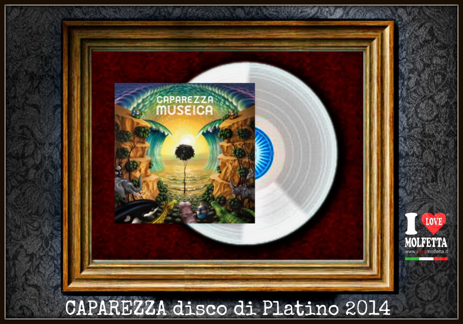 Caparezza &egrave; disco di platino
