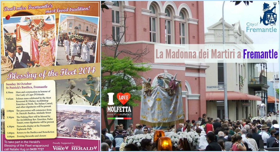 La Madonna dei Martiri a Fremantle 66&deg; anniversario