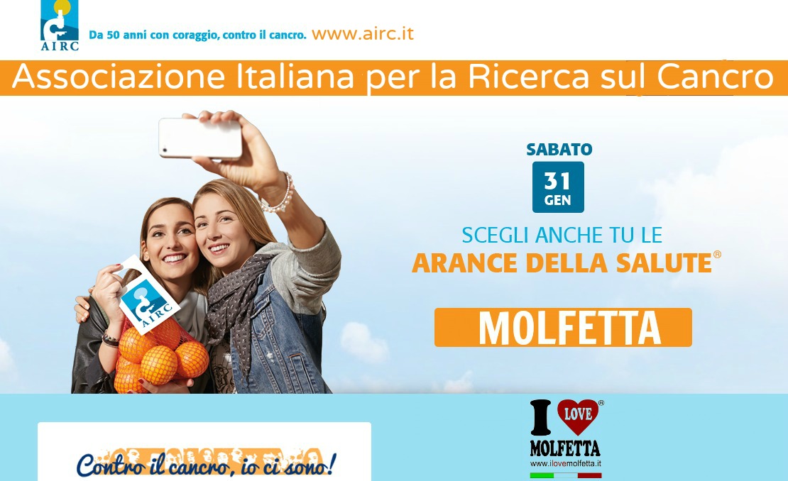 Le Arance della Salute. Contro il cancro, io ci sono