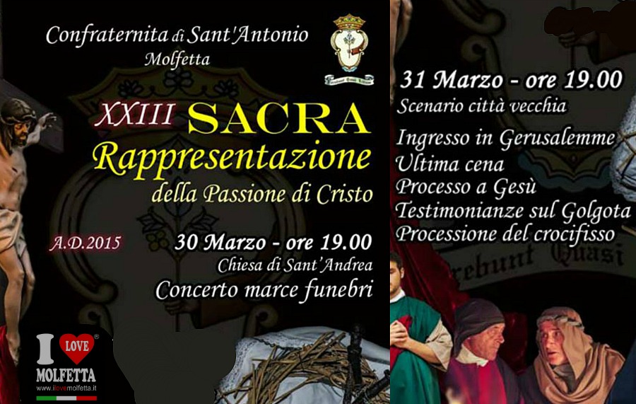 Sacra Rappresentazione della Passione di Ges&ugrave; Cristo