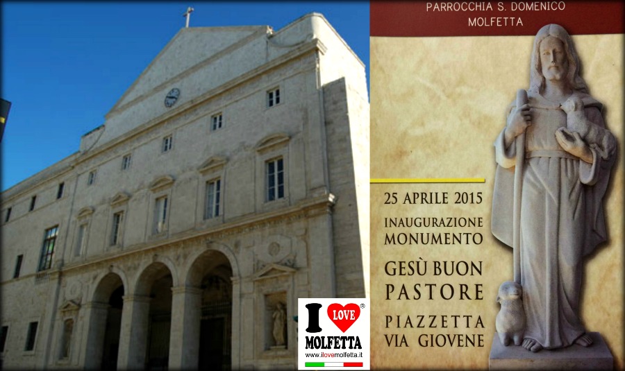 Inaugurazione del monumento: Ges&ugrave; Buon Pastore