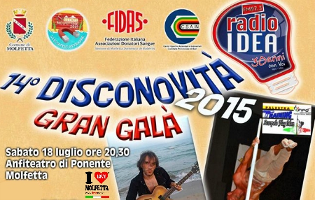 Disco Novit&agrave; 2015  a Molfetta