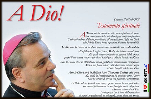 Testamento spirituale di Mons. Luigi Martella