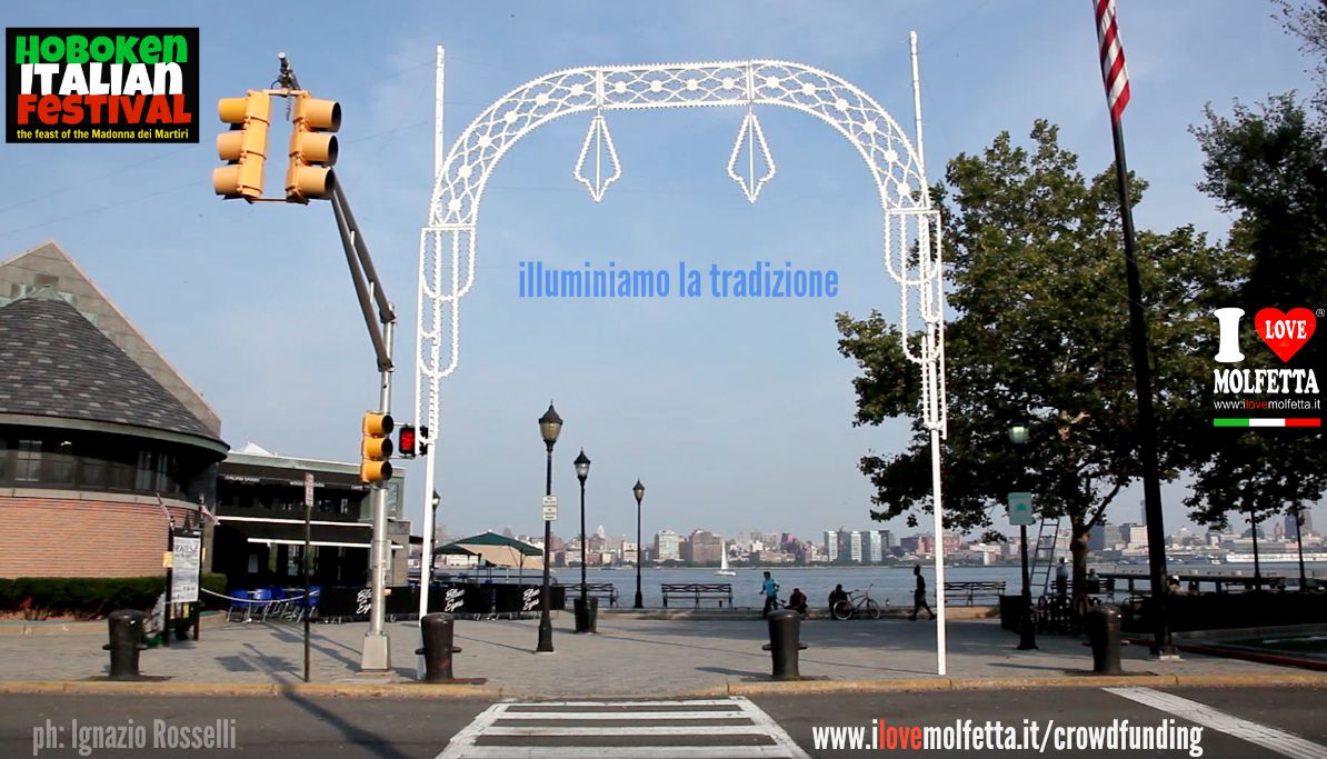 Ad Hoboken c'&egrave; profumo di Molfetta: arrivano le luminarie