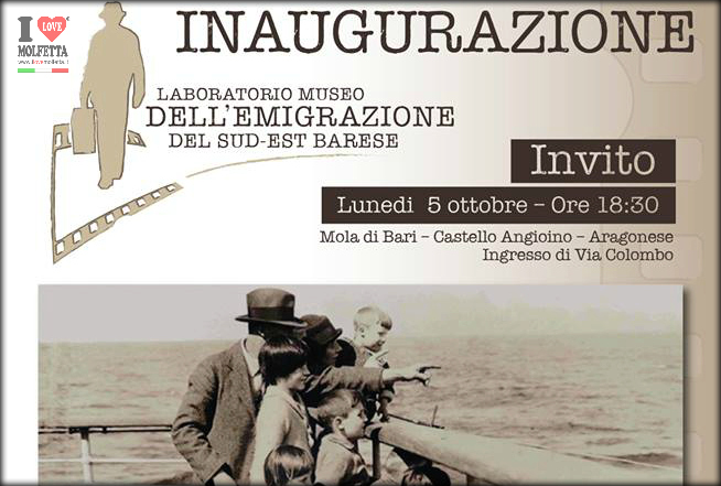 Museo dell�Emigrazione del Sud Est  Barese