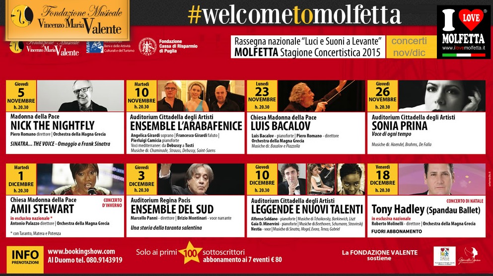 6� Rassegna Luci e suoni a Levante 2015