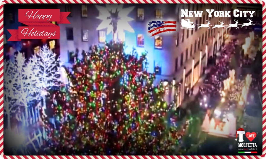 Cerimonia accensione dell�albero al Rockefeller Center