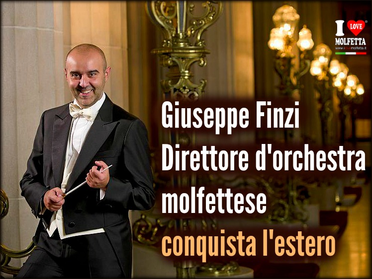 Giuseppe Finzi, direttore d'orchestra molfettese, conquista l'estero