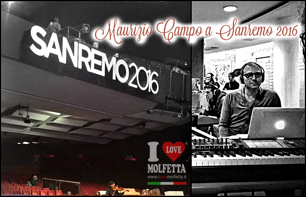 Maurizio Campo al Teatro Ariston di Sanremo 2016