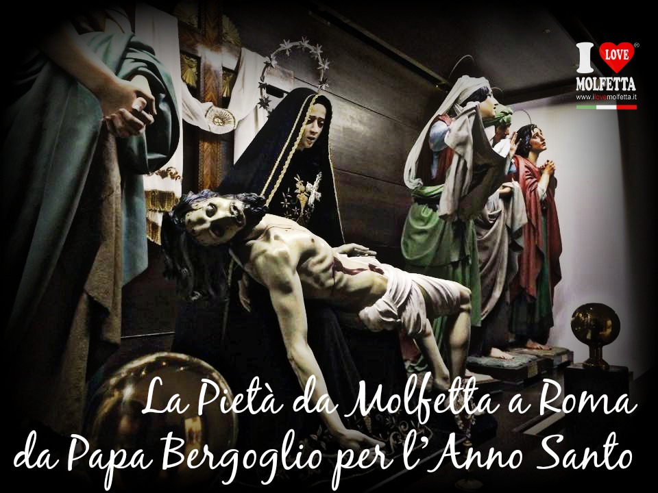 La Piet&agrave; da Molfetta a Roma da Papa Bergoglio per l�Anno Santo