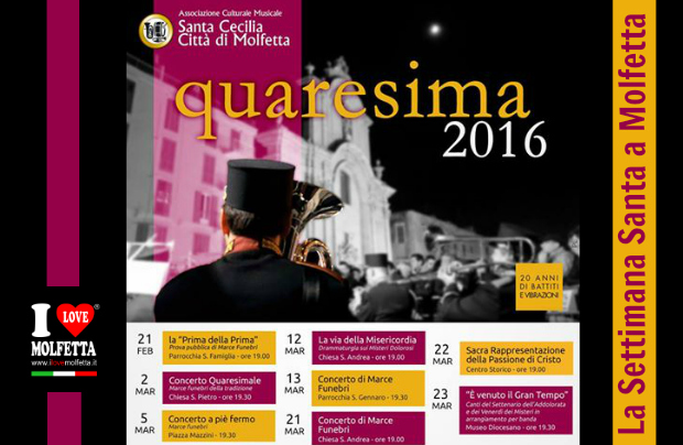 Appuntamenti Musicali: la quaresima a Molfetta