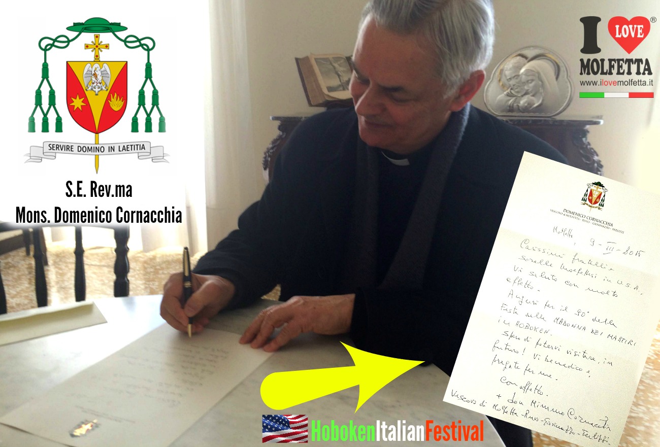 S.E. Mons. Domenico Cornacchia scrive negli U.S.A.