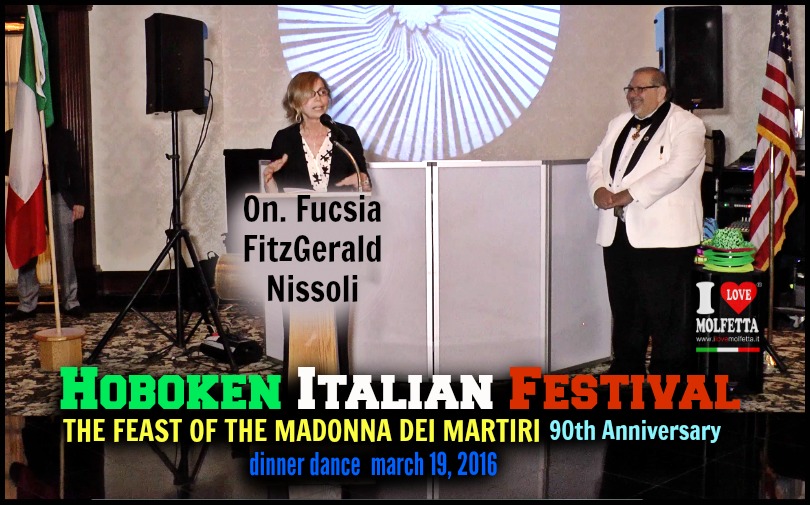 L'On. Fucsia FitzGerald Nissoli ospite dei molfettesi in America