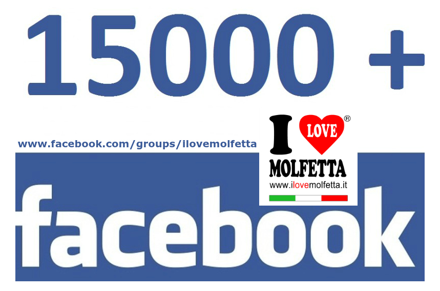 Oltre 15mila followers al gruppo Facebook I Love Molfetta