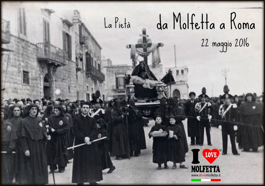 Processione della Pieta' a Roma