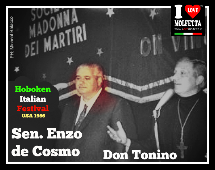 Molfetta saluta, l'amico di tutti, il Sen. Enzo de Cosmo