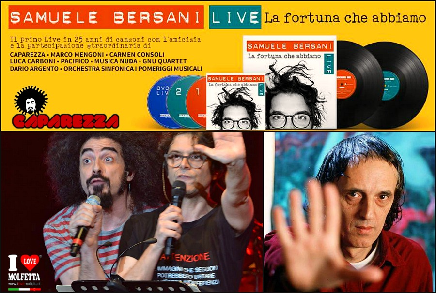 Caparezza e Dario Argento nel primo - live - di Samuele Bersani