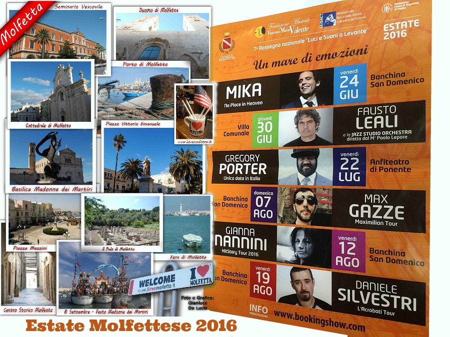 Un mare di emozioni: estate molfettese 2016