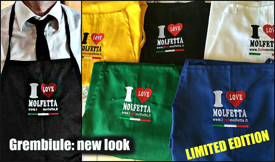 Il nuovo grembiule: I Love Molfetta brand