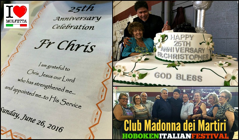 Tanti Auguri a Padre Chris: parroco dei molfettesi in Hoboken