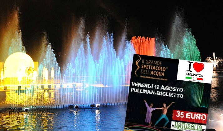 Partecipa al grande spettacolo dell'acqua