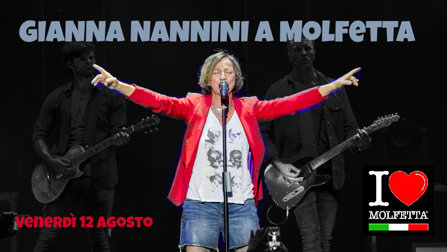 Gianna Nannini in concerto a Molfetta