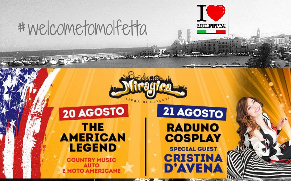 Cristina D'Avena a Molfetta, al parco divertimenti