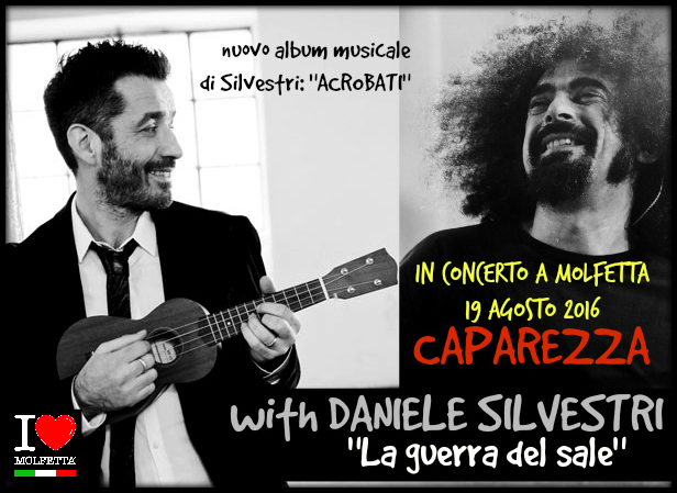 Daniele Silvestri in concerto a Molfetta con Caparezza