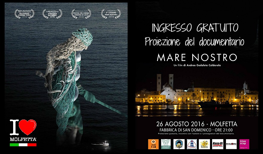 Proiezione del film documentario: Mare Nostro