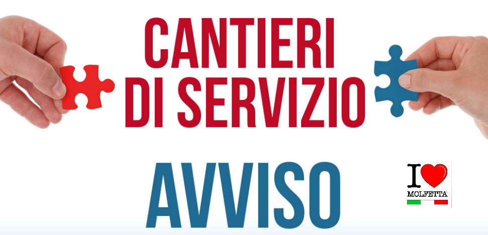 Tornano i cantieri di servizio, a Molfetta: borse lavoro