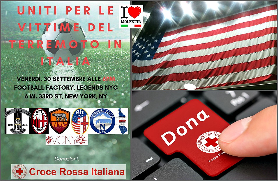 Dagli States tutti uniti per la croce Rossa Italiana