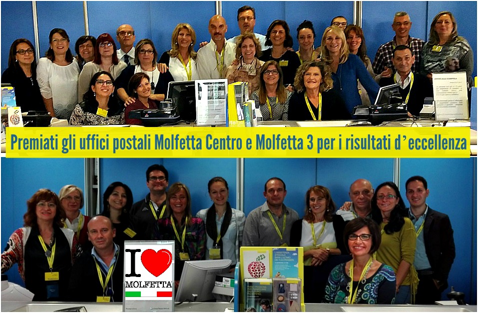Poste Italiane premia Molfetta 