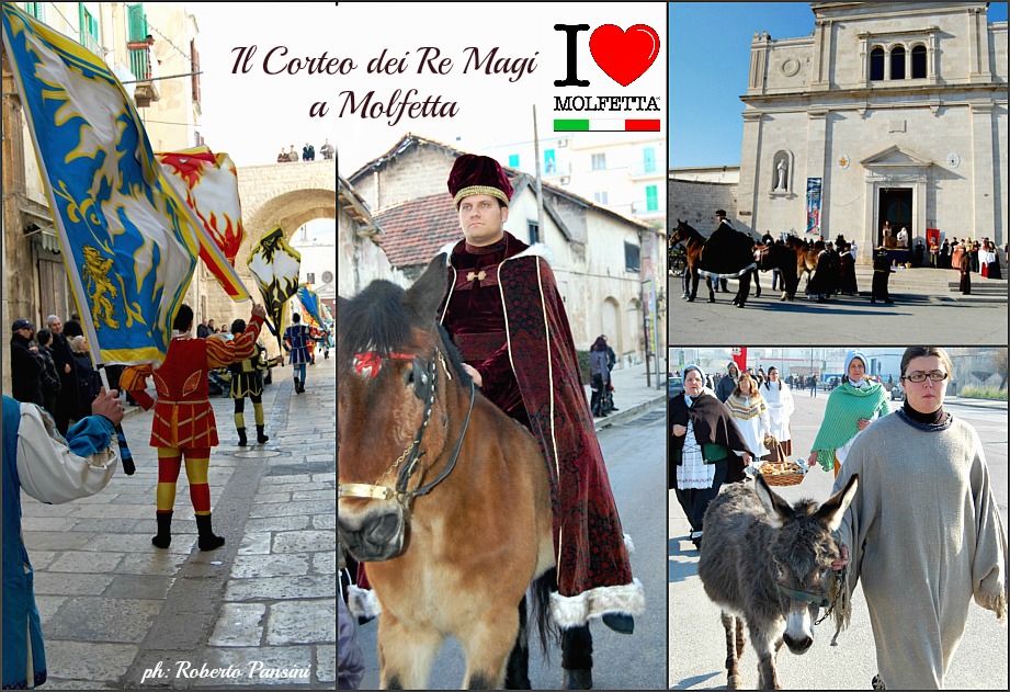 Il corteo dei Re Magi a Molfetta