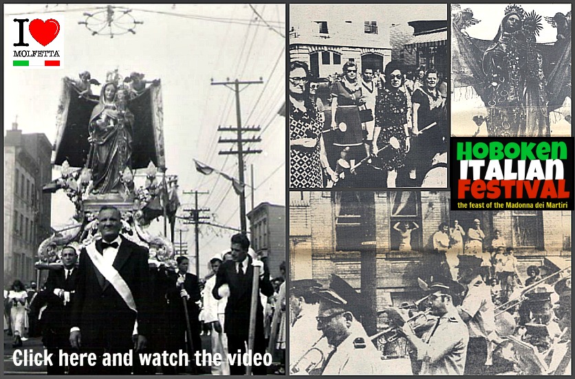 Hoboken in un video degli anni '60: la processione della Madonna dei Martiri in America