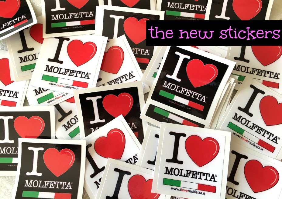 I Love Molfetta: gli adesivi