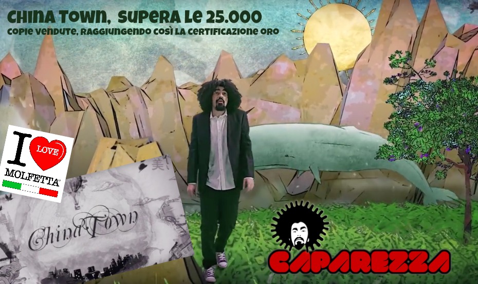 Caparezza con il brano China Town supera 25mila copie vendute