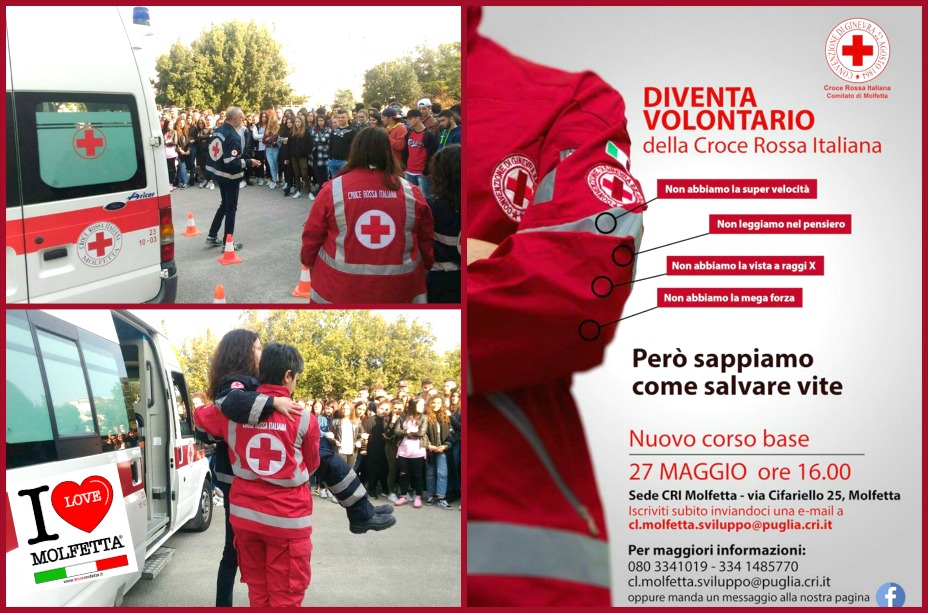 Diventa Volontario C.R.I. Molfetta