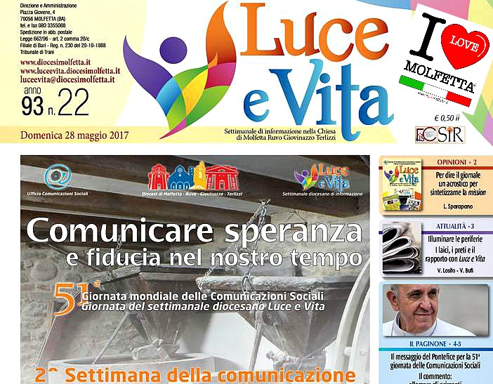 Giornata delle Comunicazioni e del settimanale Luce e Vita