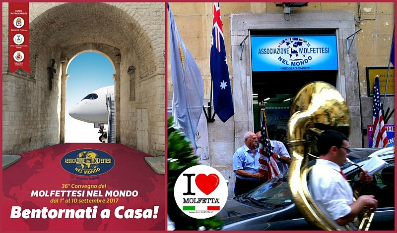 A settembre, il XXXVI convegno dei Molfettesi nel Mondo