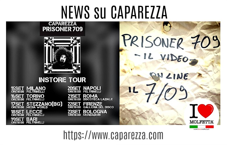 Caparezza e il primo singolo di Prisoner 709